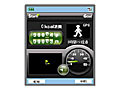 GPSの移動距離でカロリー計算、健康管理の待ち受けアプリ——jig.jp、「GPSチェッカー DX」 画像