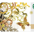 スターバックスに清川あさみデザインの蝶が飛ぶカード登場 画像