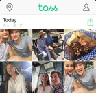 LINE友だちと画像・動画を共有できるアプリ「Toss」公開 画像