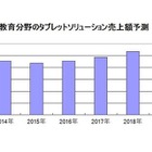 2015年の国内タブレット市場、教育分野は219億円 画像