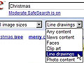 Googleイメージ検索で、「線画」や「イラスト」の識別が可能に 画像