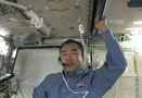 野口宇宙飛行士、日本独自の通信回線で筑波と交信 画像