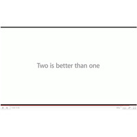 「1つより2つのほうがいい」……iPhone 4の新CM 画像