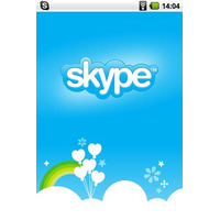 SkypeのAndroidアプリがバージョンアップ、ビデオ通話が可能に 画像