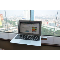インドネシアの首都ジャカルタで回線スピードチェック 画像
