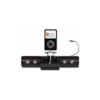 ロジクール、iPod/MP3プレーヤー対応の円筒形ポータブルスピーカー「mm32」にブラックモデル 画像