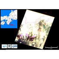 JAXA、衛星データから台風12号の豪雨被害を解析 画像