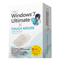 マイクロソフト、限定版マウスや窓辺ななみの特典が付属するDSP版「Windows 7 Ultimate」 画像