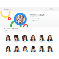 「AKB48 Now on Google＋」ページが開設……篠田、指原などすでに投稿を行っているメンバーも 画像