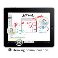 コクヨ、チームで描くiPad向け無料アプリ「te.to.te（テ．ト．テ）」配信 画像