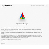 GoogleがiPhoneの人気メールクライアントのSparrowを買収 画像
