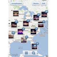 Instagramがバージョンアップ、地図上の写真表示など新機能採用 画像