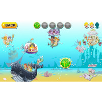 冒険しながら英単語が学習できる子供向けアプリ『Mikey & Rovie - Mermaid Island』 画像