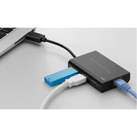 USBで高速有線通信！ タブレットPC・Ultrabook・MacBook Air向きLANアダプタ 画像