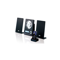 ティアック、アルミハニカムNXTスピーカーを採用したスリムデザインのiPod Dock搭載CDサウンドシステム 画像