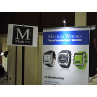 【MWC 2014 Vol.42（動画）】時計であることを第一に考えたスマートウォッチ、Martian Voice Watch 画像