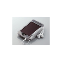 エレコム、最新iPod対応のコード巻き取り機能付きクリアケース 画像