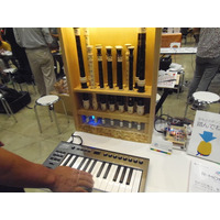 【Maker Faire Tokyo】空気圧で鳴らす自動演奏楽器！ 画像