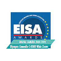 オリンパスのCAMEDIA C-8080、「EISA デジタルカメラ オブ ザ イヤー 2004-2005」受賞 画像