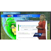 天気予報中にWindows 10アップグレード通知の放送事故！気象予報士がとった対応は？ 画像