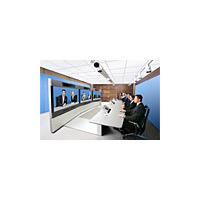 タンバーグ、1080p対応のビデオ会議システム「TANDBERG Telepresence T3」などを発表 画像