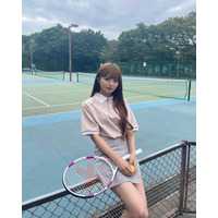 Kirariのテニスウェア姿に「コート上の天使」「最高にかわいい！」の声！ 画像