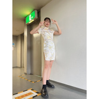 NMB48・平山真衣、ちょっぴりセクシー！レアなミニ丈チャイナ服姿を披露 画像