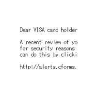 VISAをかたるフィッシングメールに注意〜フィッシング対策協議会 画像