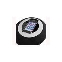 自由な配置が可能、iPhone/iPod touch用サウンドシステムスピーカー 画像