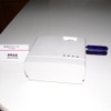 超小型プロジェクタ（参考出品）。USBフラッシュメモリーを接続してJPEG画像を上映することも可能の画像