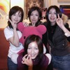 So-netキャンパスサポーターズのミスキャンパスが勢揃い！前列は下田さん。後列左から阿（ほとり）さん、町野さん、榛村さんの画像