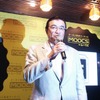 ニフティ代表取締役社長の古河建純氏がまず挨拶の画像