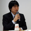 「不正利用検知モデル」の記者説明会でコメントするヤフー　オークション事業部長の殿村英嗣氏の画像