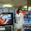 テレビCMの横で、光ファイバのメリットなどをさらに解説の画像
