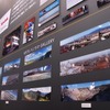 パノラマ機能で撮った写真をメインに展示していたの画像