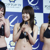 若菜ひかる（左）、みひろ（中央）、小沢菜穂（右）など、現役タレントも発表会に駆けつけたの画像