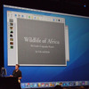 　アップルコンピュータは、2006年8月7日（現地時間）、米国サンフランシスコで開催中のアップル世界開発者会議 基調講演にて、Mac用の新オペレーティングシステム「Mac OS X 10.5（開発名：Leopardレパード）」を初公開した。の画像