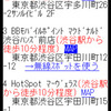 携帯電話の位置情報を中心とした現在地周辺の無線スポットを検索できるの画像