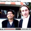 　GoogleによるYouTube買収に対して、YouTubeの創業者2名がビデオメッセージを公開している。の画像