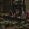 名物の大囲炉裏で夕食。冬はそのまま雪見酒にの画像