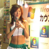 ツクモなんば店で開催されたカウントダウンイベント。VistaガールとしてYuko Sakaiさんが登場！の画像