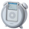 ホワイトモデルの「LDS-iALARMWH」。驚くほど目覚ましチック（iPod本体は別売り）の画像