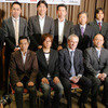 AFP通信副社長のJean-Pierre.VIGNOLLE氏を囲み、提携ブログサービス各社の代表が登場の画像