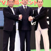 写真左からプリメディアTV KOREA社長・キム氏、プリメディアTV社長・草刈満氏、DideoNET・ 姜用一氏の画像