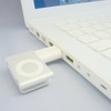 第2世代iPod ShuffleおよびPCとの接続例の画像