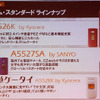 スリム・スタンダード ラインナップはA5526K、A5527SA、簡単ケータイ A5528Kの3機種の画像