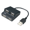 ブラックの「USB-HUB233BK」の画像