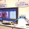 「ヒューマンビエラ」のカードスロットに映像を記録したSDメモリーカードを挿すだけで簡単に再生の画像