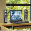 PCと接続したCREATIVE I-Trigue 2300の画像