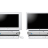 VALUESTAR Wシリーズ（左：22V型ワイド液晶モデル、右：19V型ワイド液晶モデル）の画像